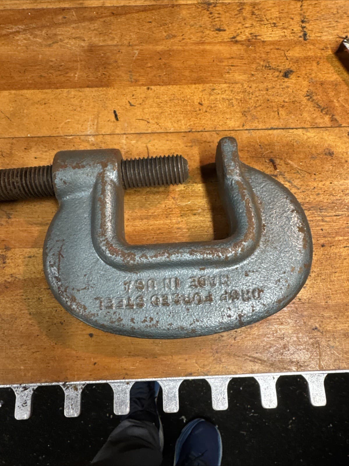 Wilton #2 C Clamp Flat Anvil Extra Heavy Duty 0-2-5/16"  Drop Forged Steel 5