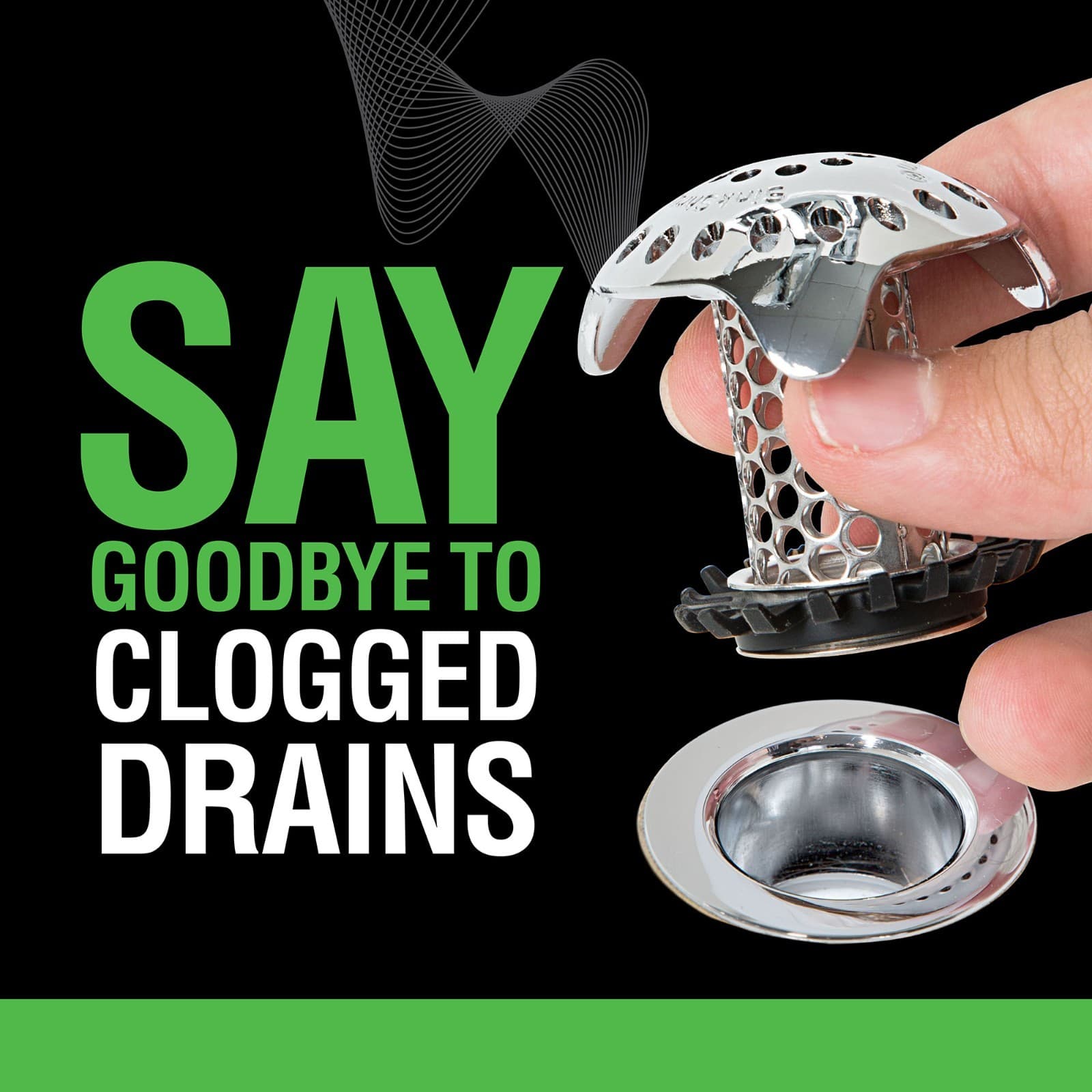 SinkShroom® Ultra Stainless Steel Hair Catcher Drain Protector by TubShroom 2