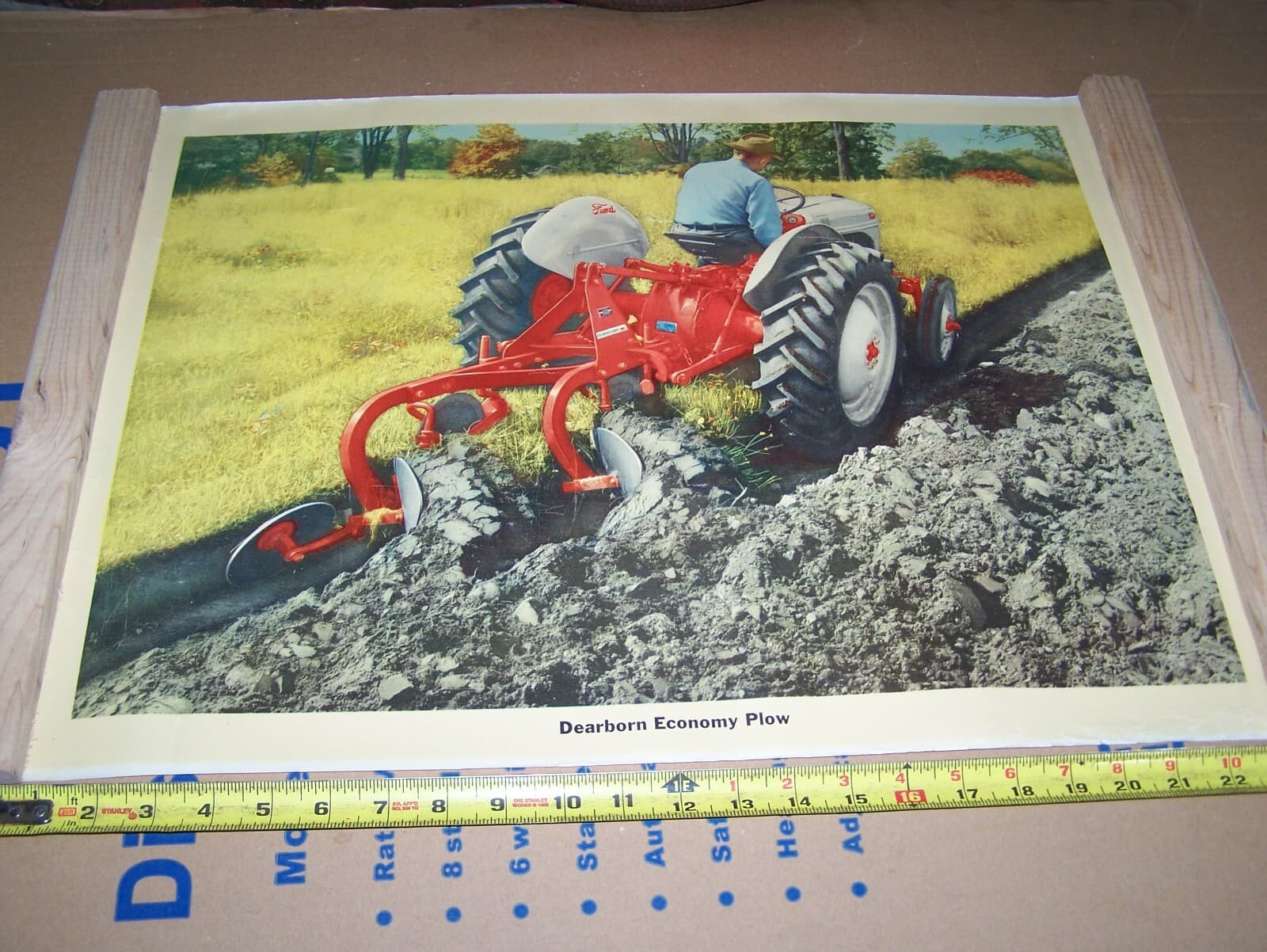 FORD 1950's N-Series Farm Tractor Equipment Dealership Sales Posters 8N Dearborn 4