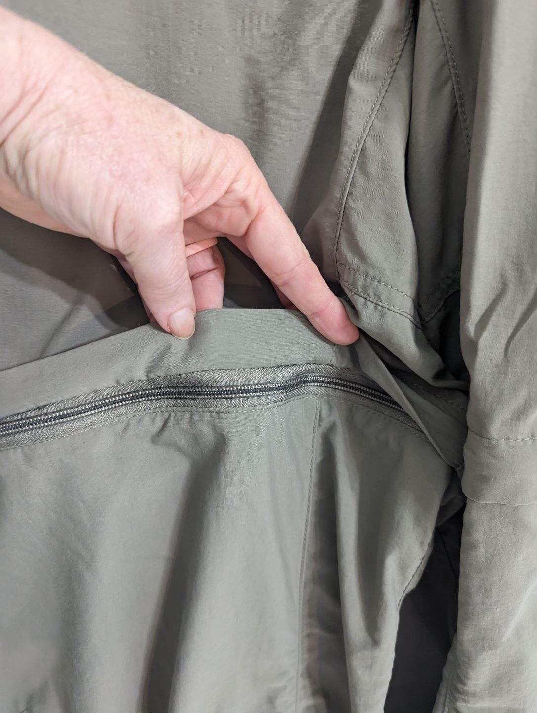 Columbia Titanium Mens XL Olive Green Convertible Pants Shorts Cargo Hiking  5