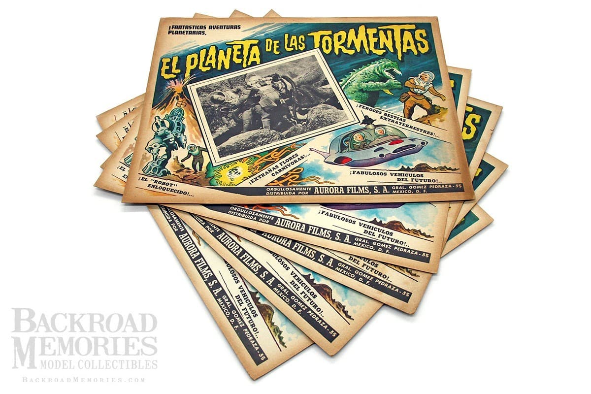 Lot 1 of Vtg (1962) "Planeta Bur" Various 16x12 Lobby Cards (5), by Aurora (MX)