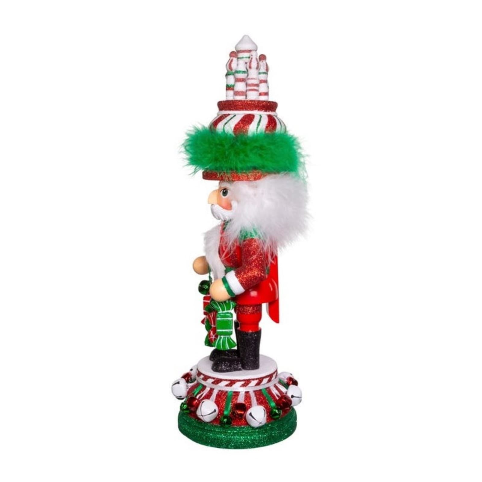 Kurt Adler Hollywood Wooden Nutcracker Collection, Candy Tower Hat, 15" 2