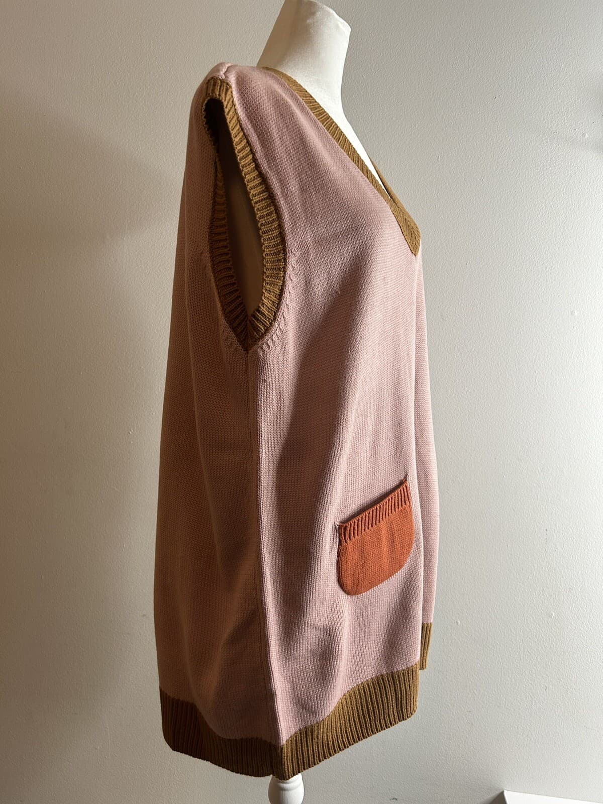 Dairy Queen Ice Cream DQ Oversized Sweater Vest Unisex One Size Fits Most 4