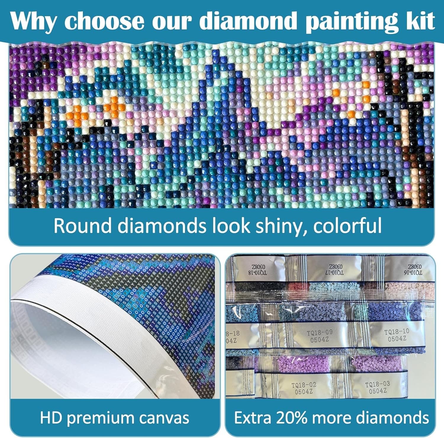 Autumn Pumpkin Sunflower Diamond Art Kits for Adults, 5D Diamond Painting Kits f 6