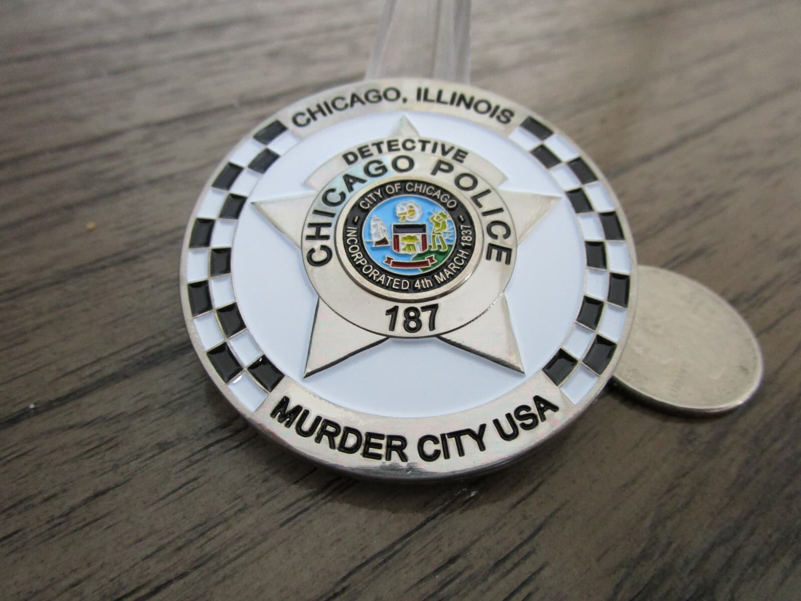 Chicago Police Detective Murder City USA CPD Challenge Coin  2