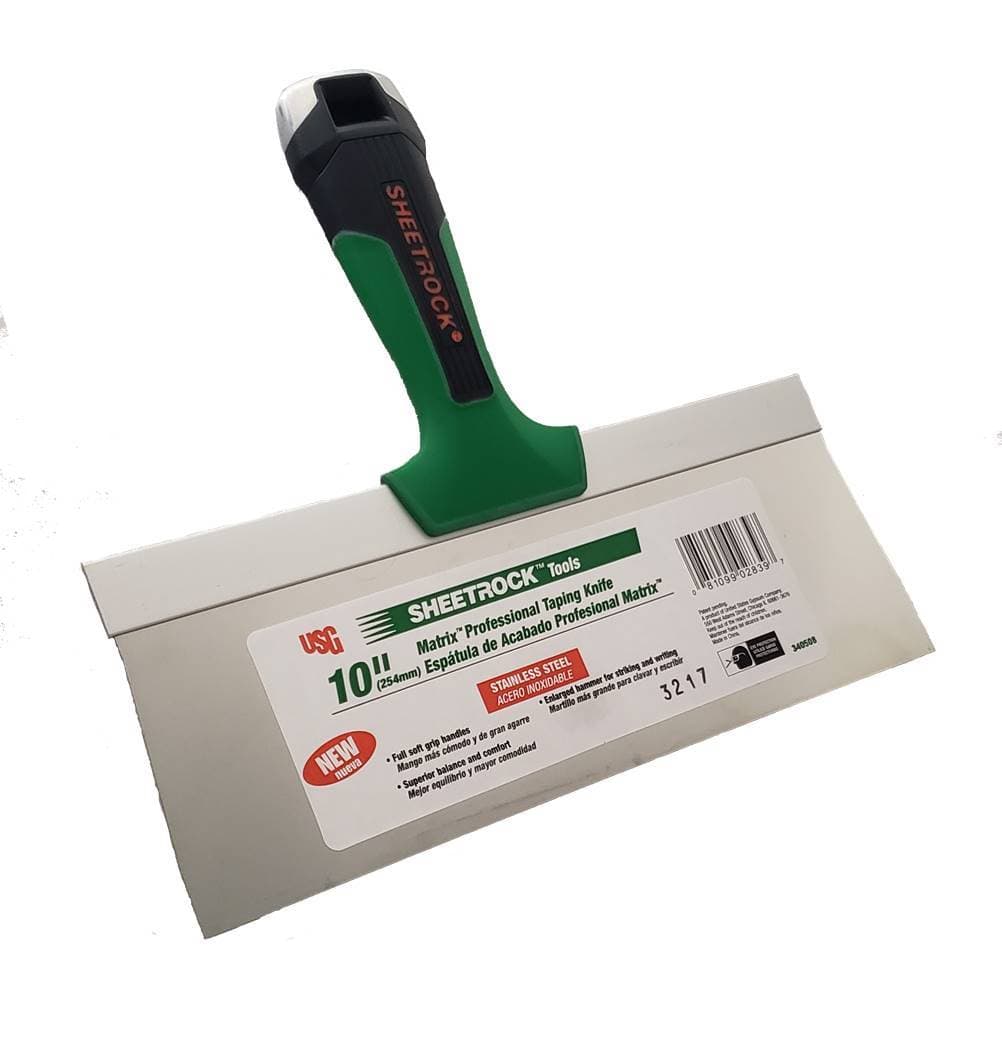 USG Sheetrock Tools MATRIX Stainless Steel Finishing Knife Set 6-10-12" 5