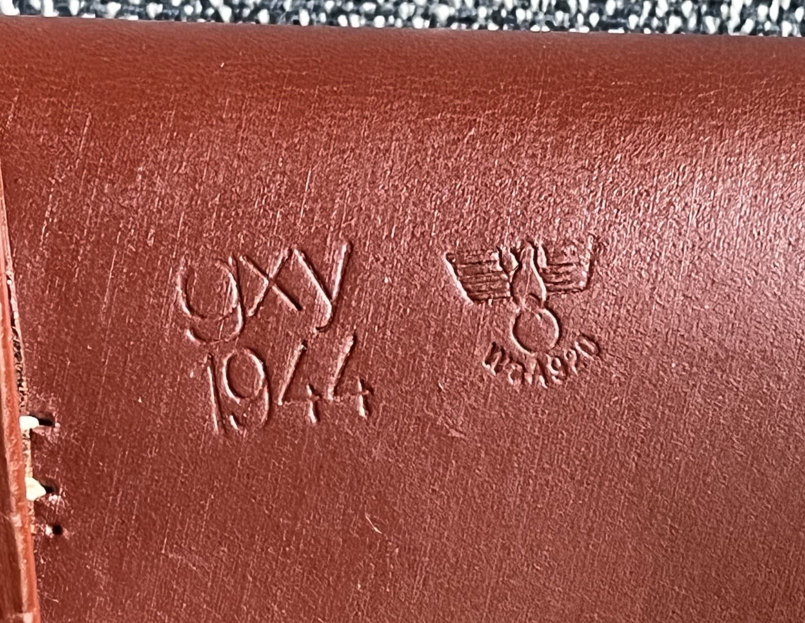 Reproduction WW2 Leather Holster for a Browning Hi Power Pistol - FREE SHIPPING 3