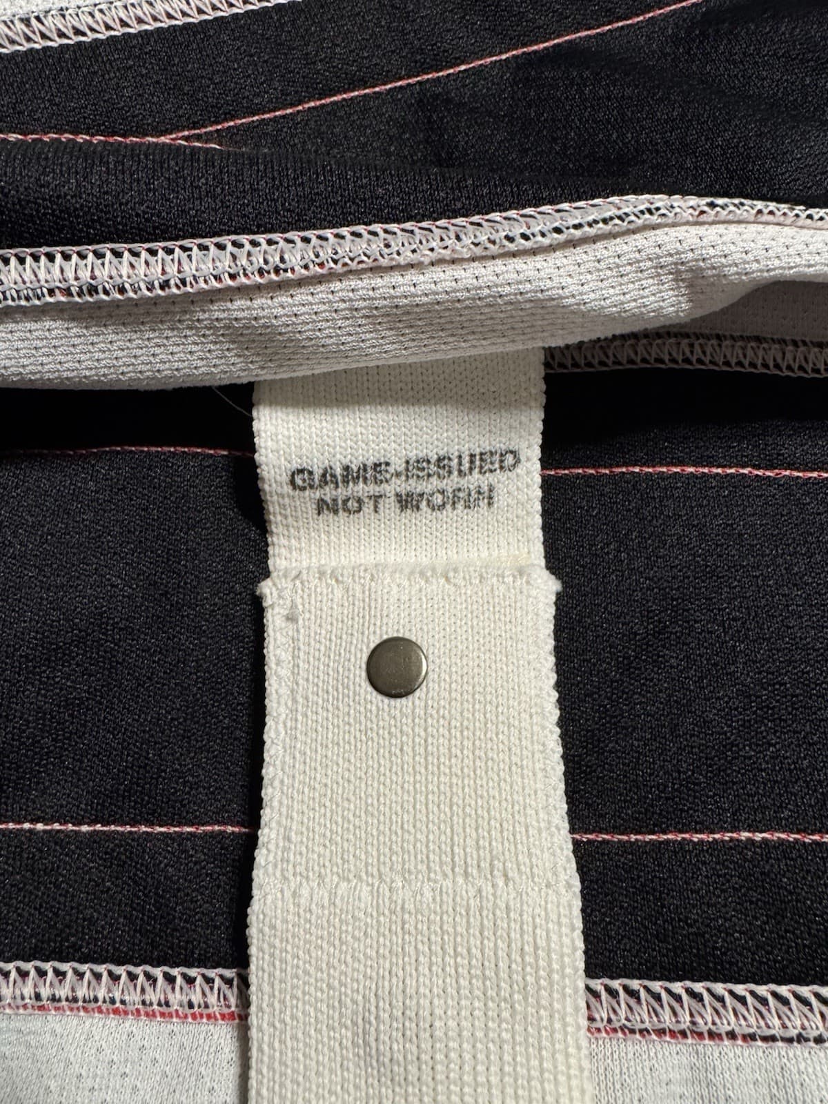 2013-14 Cam Janssen New Jersey Devils Game Issued Reebok Hockey Jersey! MeiGray 4