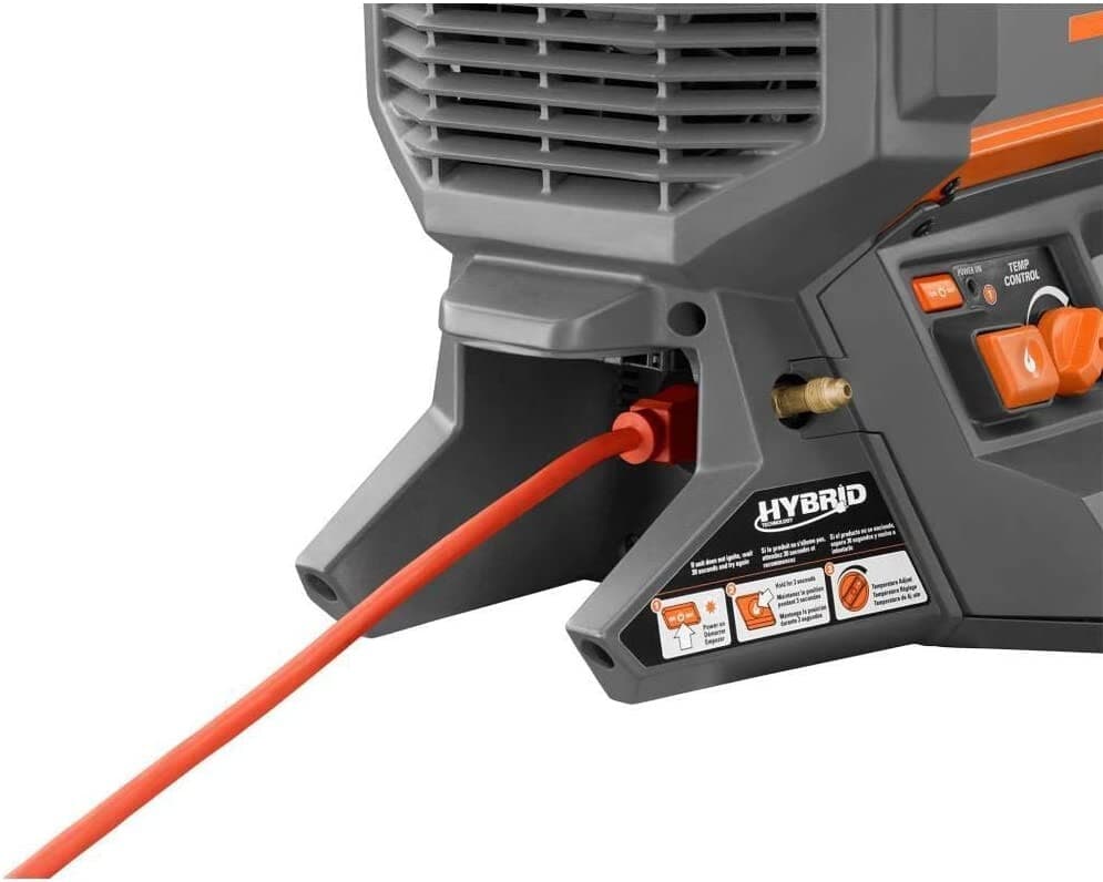 RIDGID Brushless 18V Hybrid Forced Air Propane Portable Heater R860424B 4