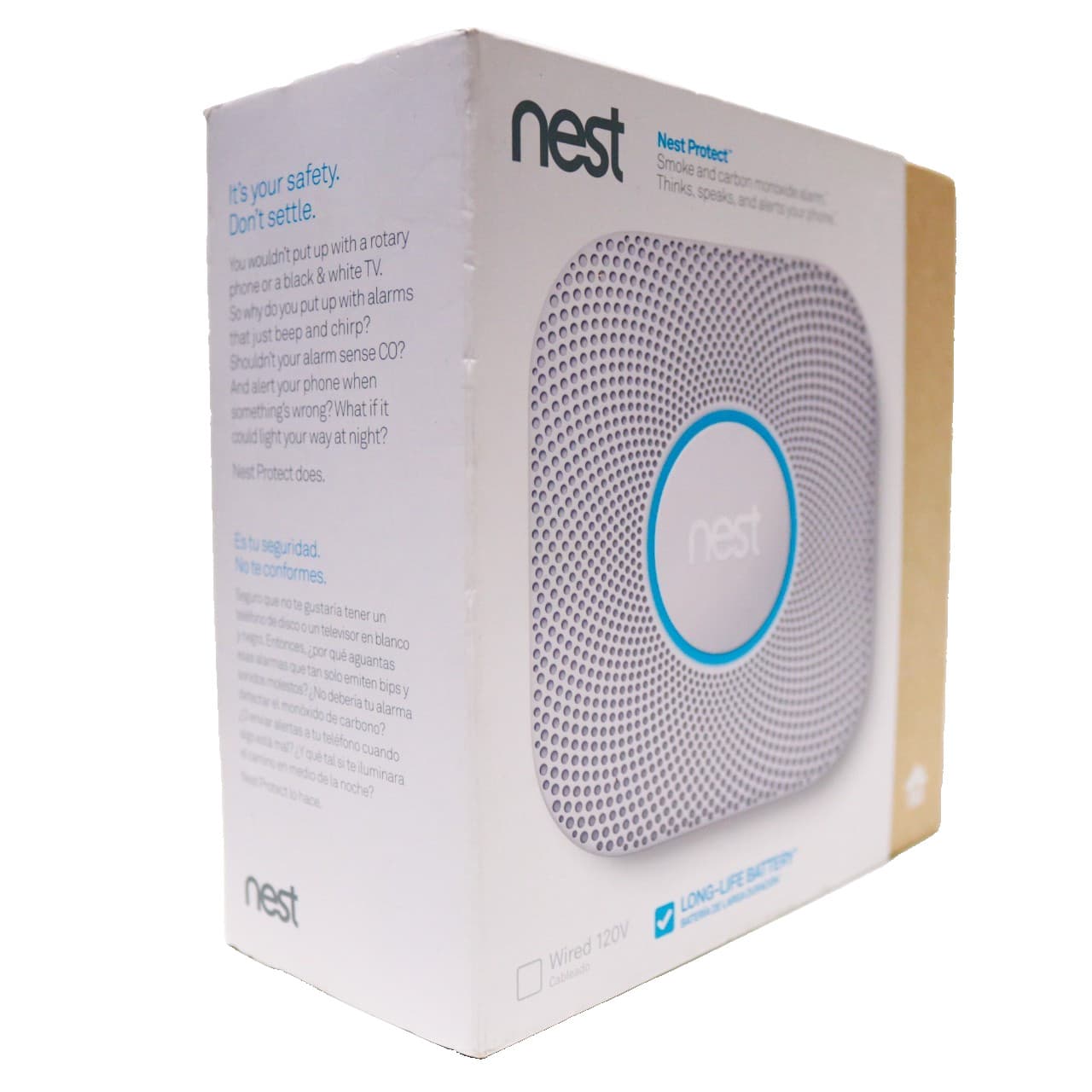 Nest Protect Smoke and Carbon Monoxide Alarm 2nd Gen - S3000BWES New Open Box 2