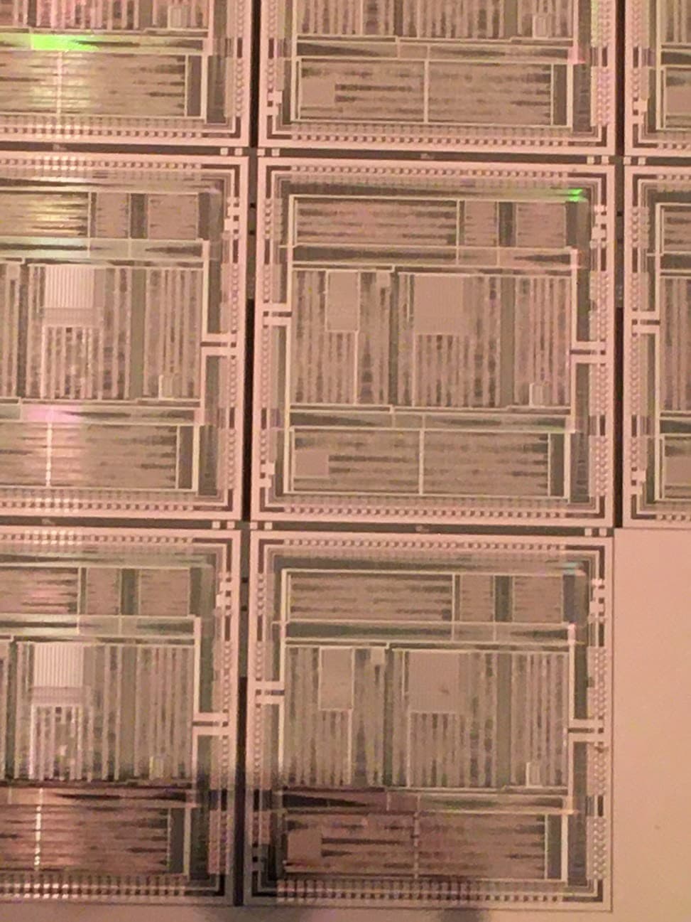 4" XEROX A3A Printer Silicon Wafer 1980s Rare Vintage CPU Chip 4