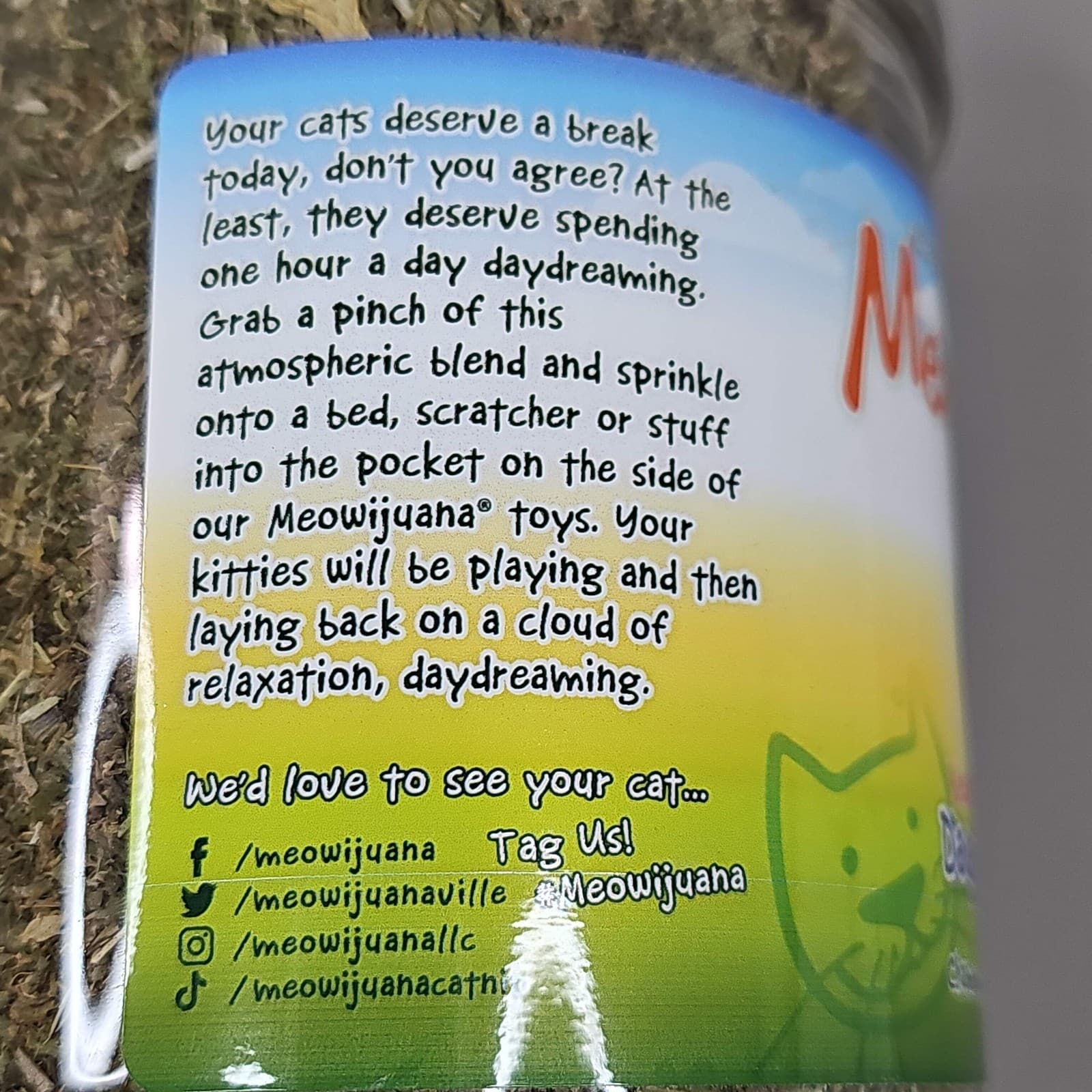 SMARTER PAW Meowijuana Organic Catnip Jar of Daydreamer Mix for Cats (New) 5
