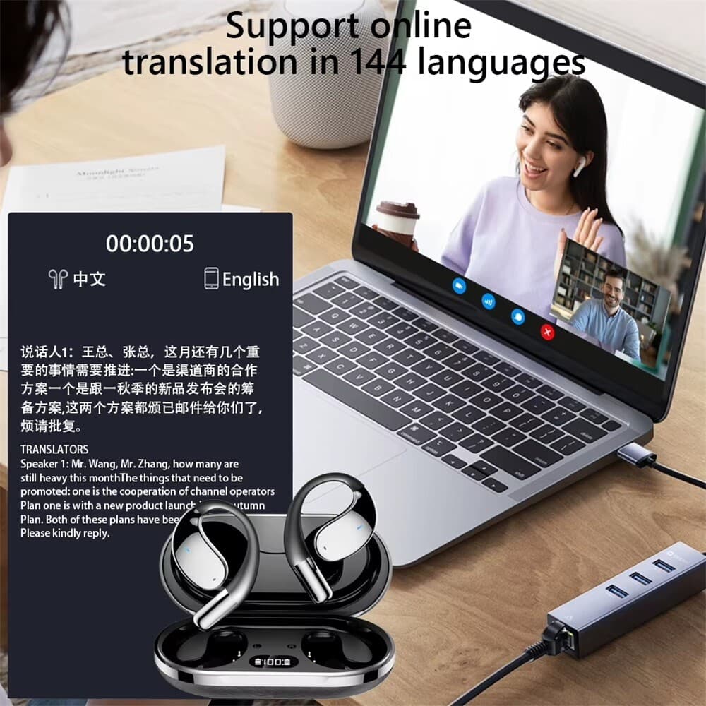 AI Language Translator Device Real-time Smart Instant Voice 150+ Languages 4