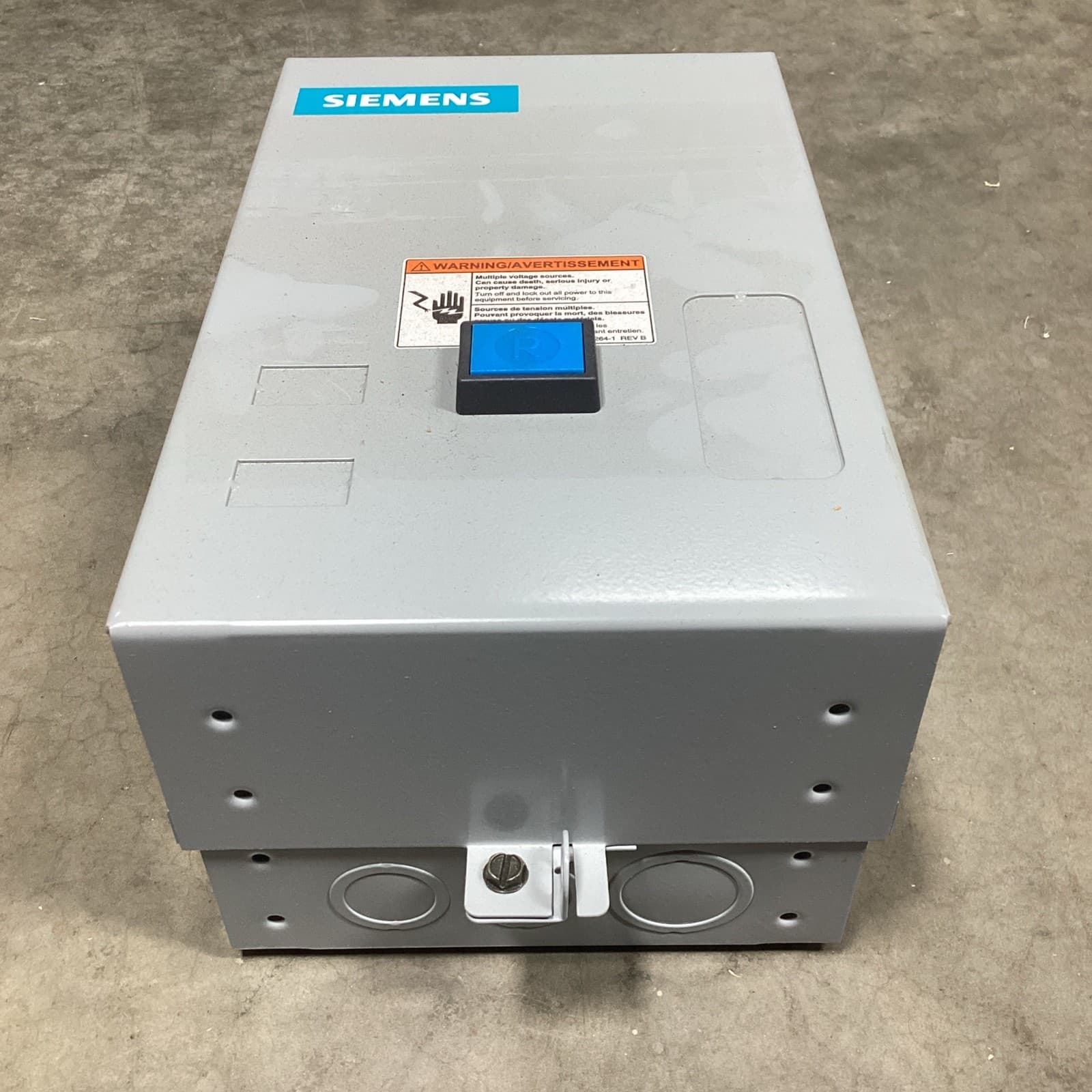Siemens 49EC14EB110705R Heavy Duty Non-REVERSING Enclosure NOS 4