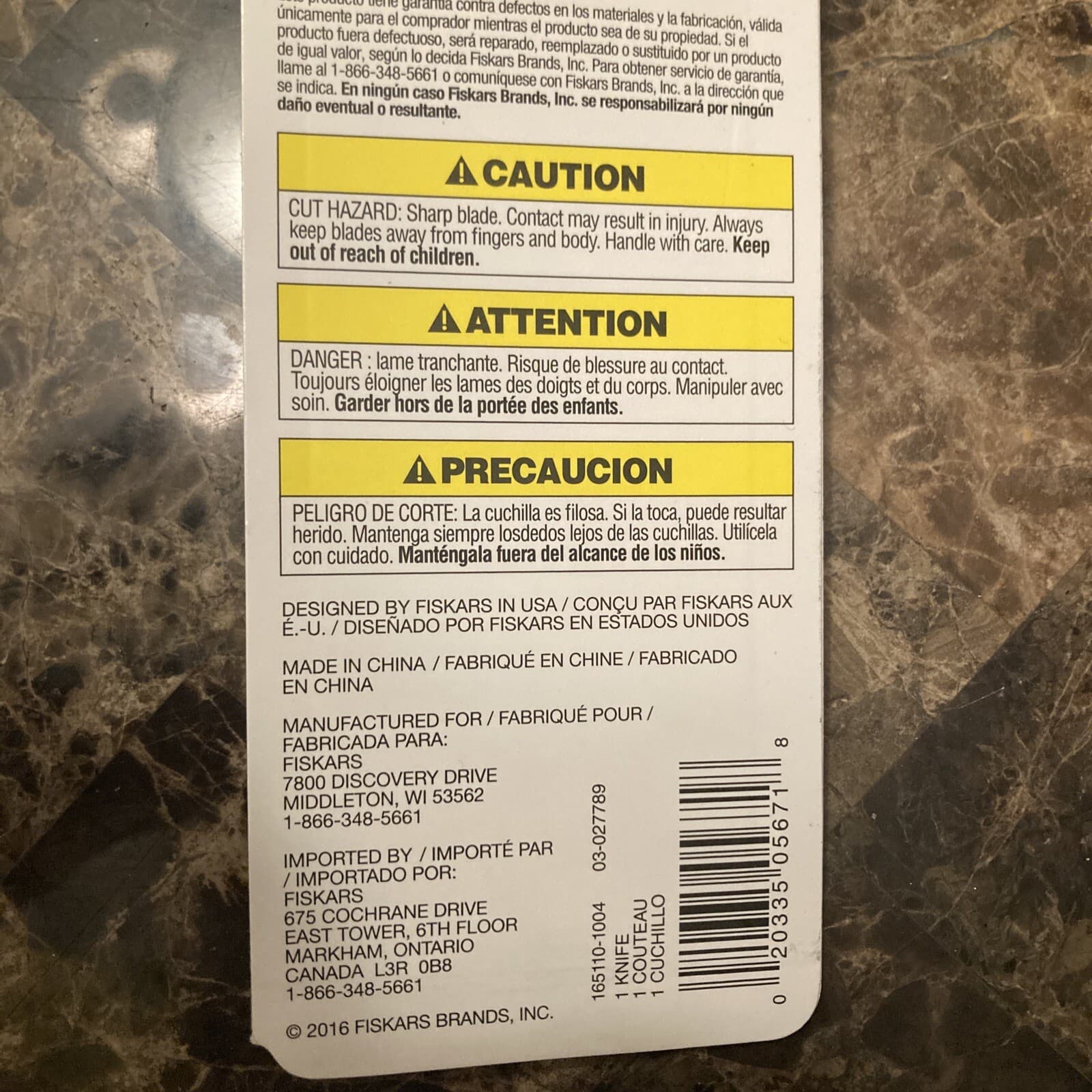 Fisk are Comfort Detail Knife With Soft Grip 6