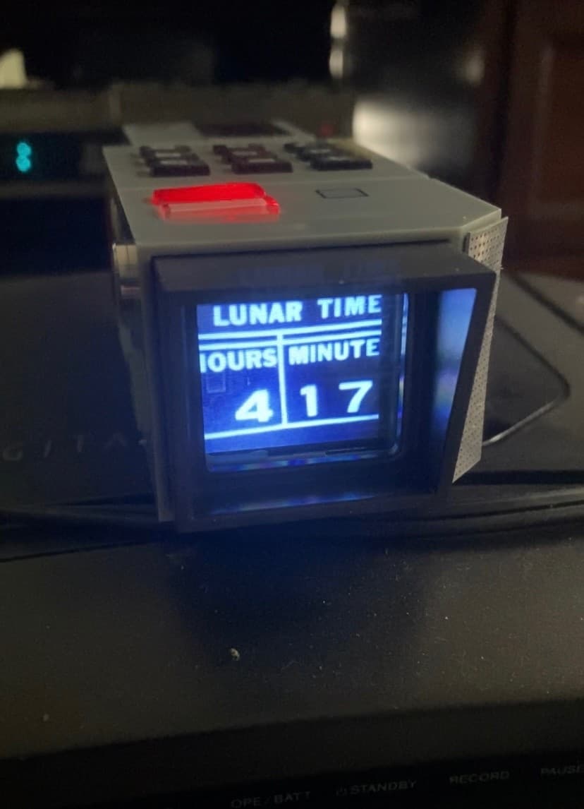 SpAcE 1999 CommLock prop micro tv Star Trek space age not panasonic