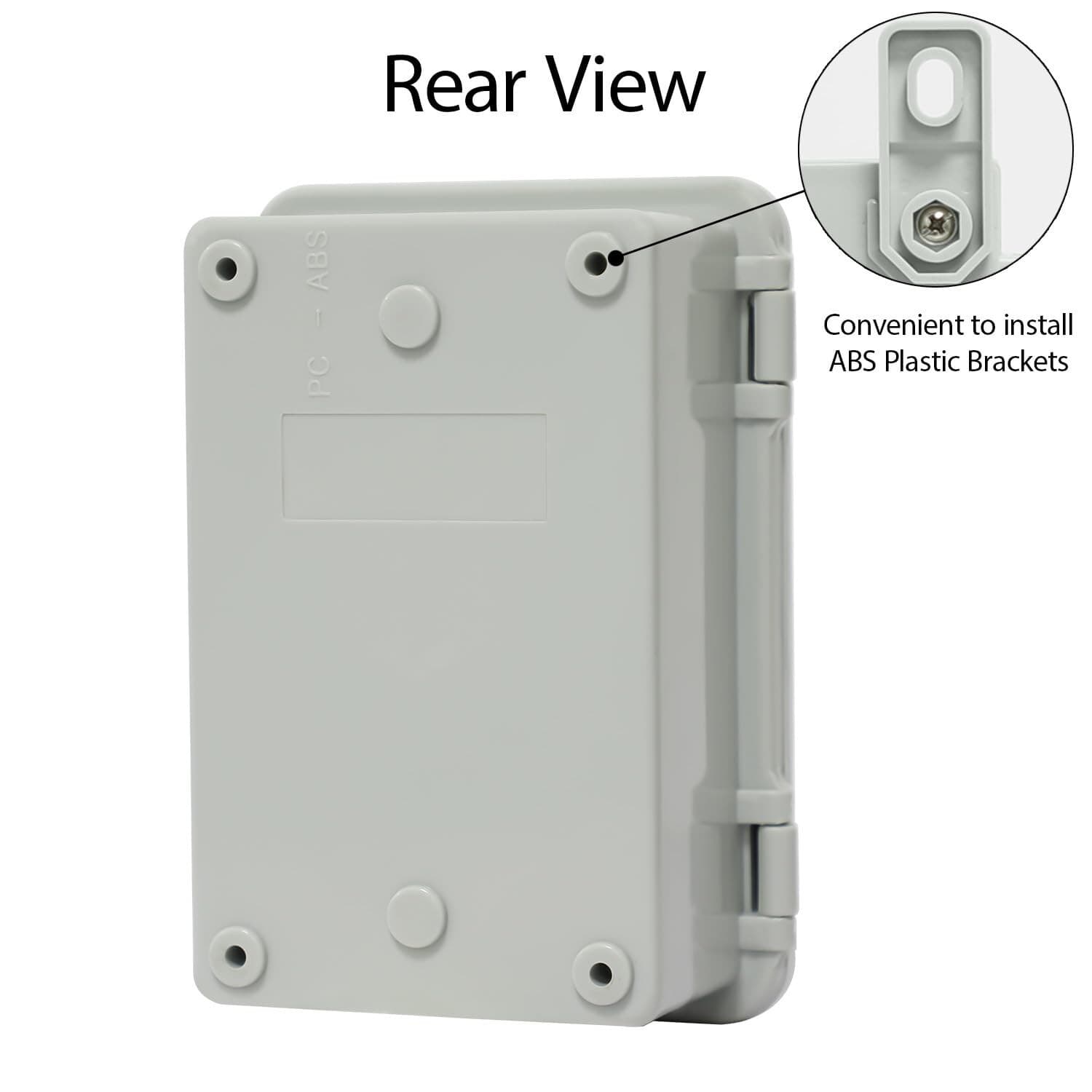 Outdoor Waterproof Electrical Box Junction Box Weatherproof IP67 ABS Plastic Enc 5