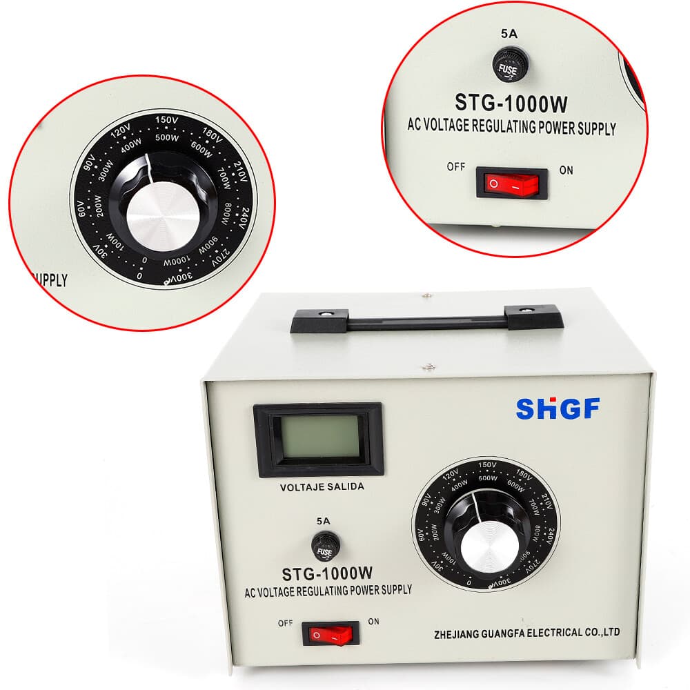 1000W 0-300V Variac Auto Transformer AC Variable Voltage Regulator Metered USA 3