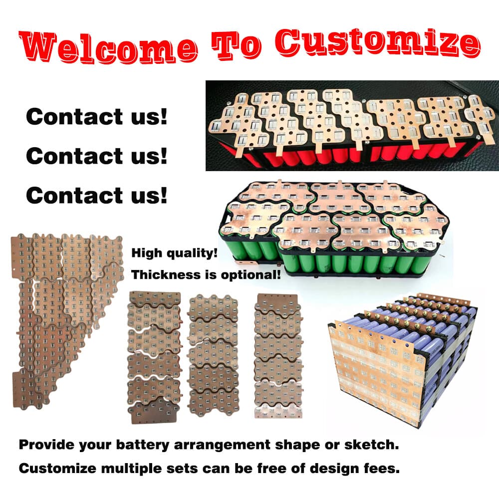 20S10P Copper Nickel Busbar Custom Special-shaped 21700 Cells Spot Welding Sheet 3