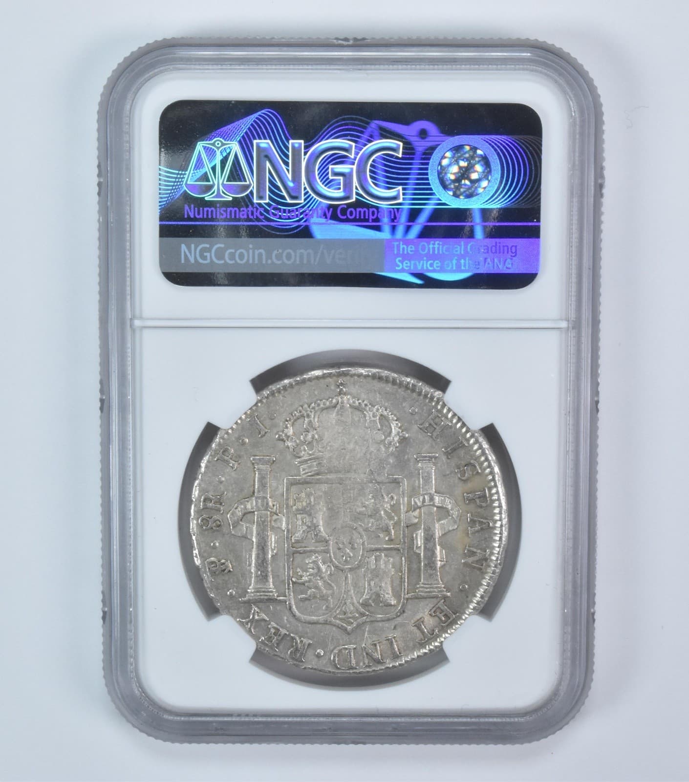 1819 PTS PJ Bolivia 8 Reales Excavation Recovery XF NGC *6018 2