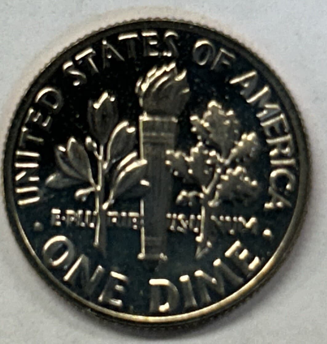 1974 S Roosevelt Dime from Proof Set with Free Shipping 2