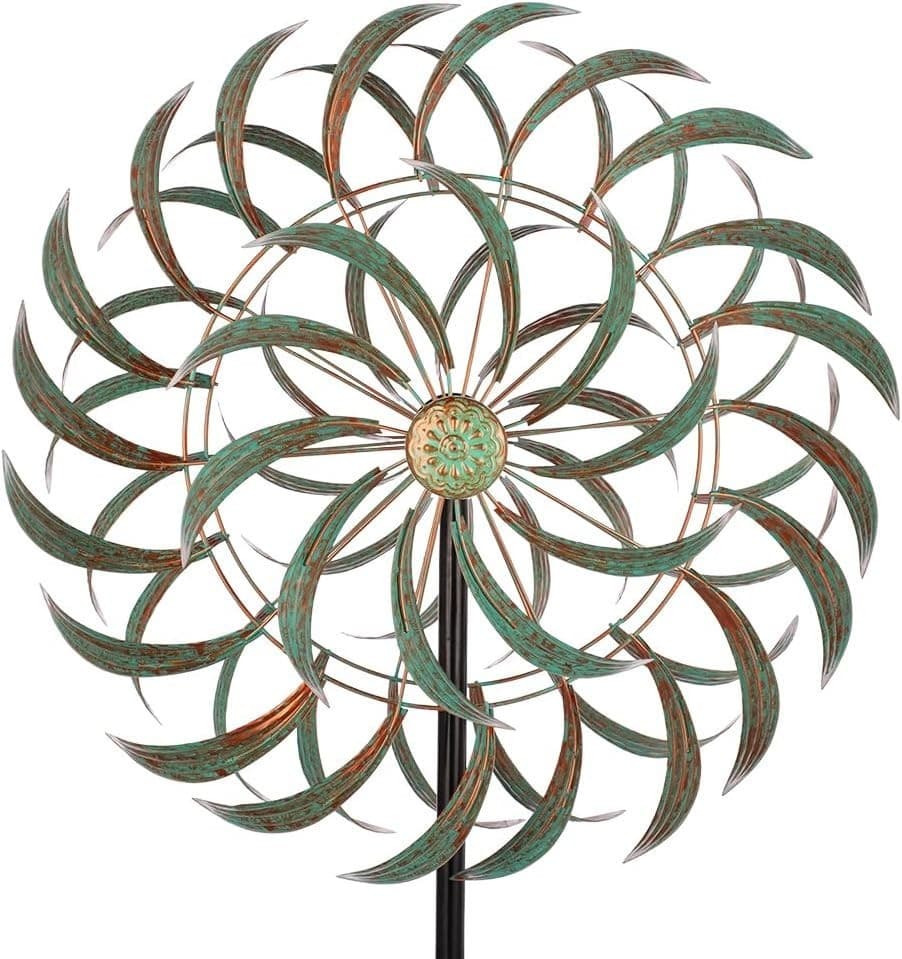 20” x 85” Kinetic Yard Art - Easy Install Outdoor Decor for Peaceful Spaces 3