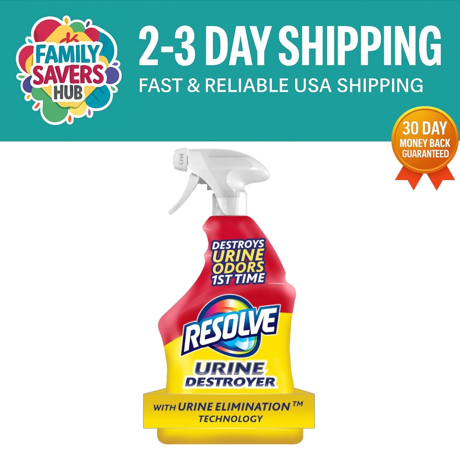 Fresh Scent Urine Destroyer - 32 Fl Oz Odor Neutralizer for Homes with Pets