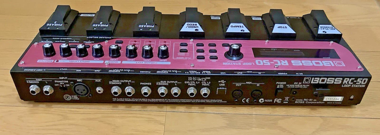 Boss RC-50 Loop Station With Adapter Made in Taiwan Effect Pedal Used From Japan 6