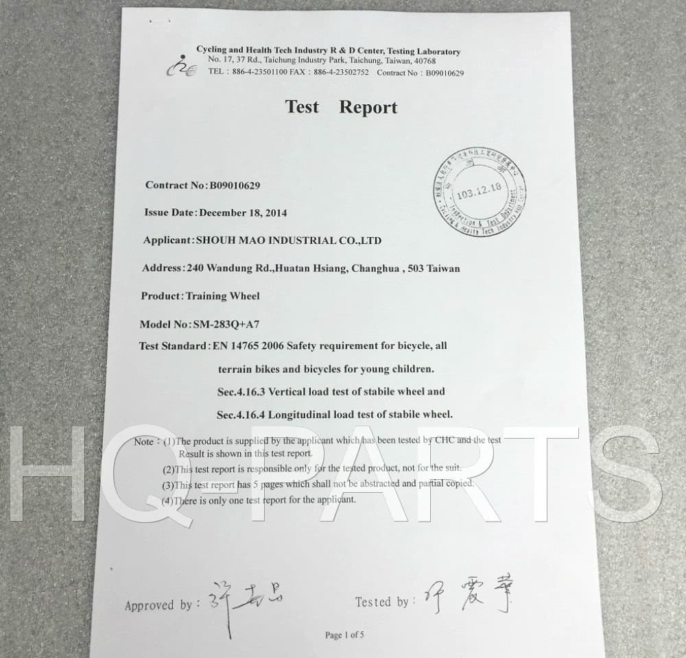 Heavy Duty Kids Bike Bicycle Training Wheel 12" - 20" EN Certified Safety  3