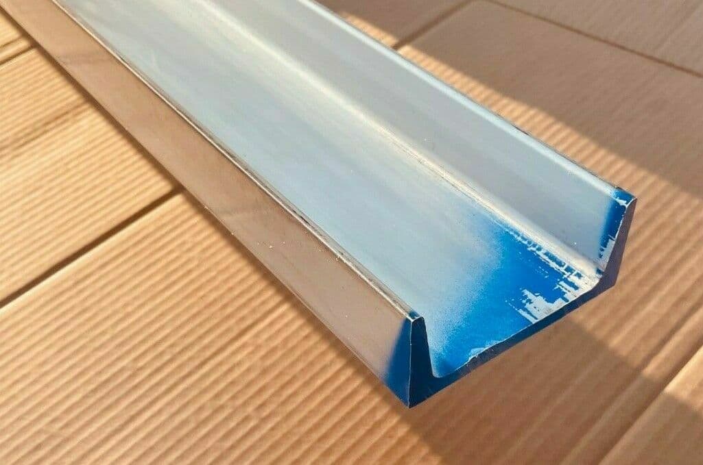 Aluminum Channel American Standard 6061 T6 4" X .247" X 1.647" X 12" Long