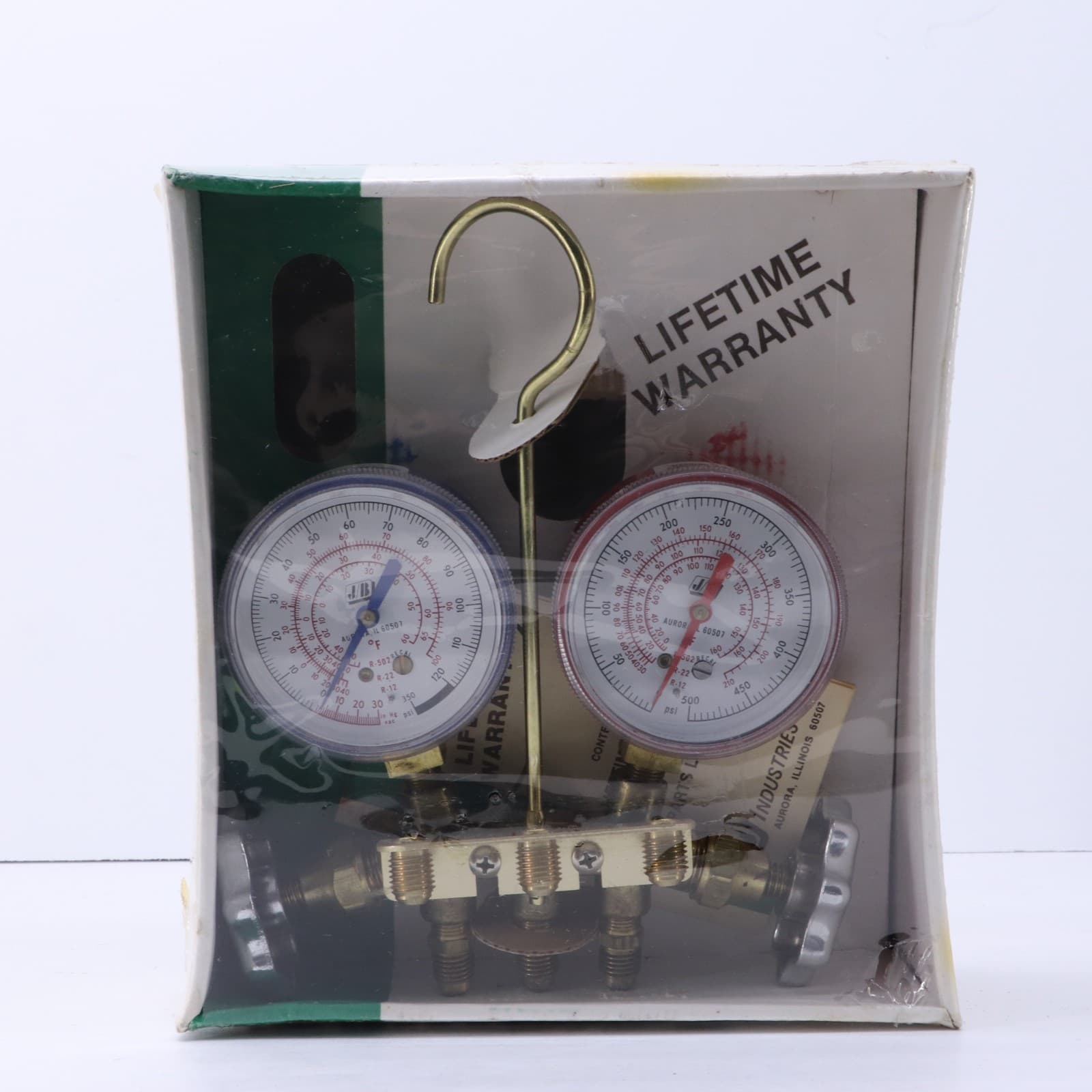 New w Box JB Industries Charging Testing Manifold M2-8 28008 USA + Hose Kit 2