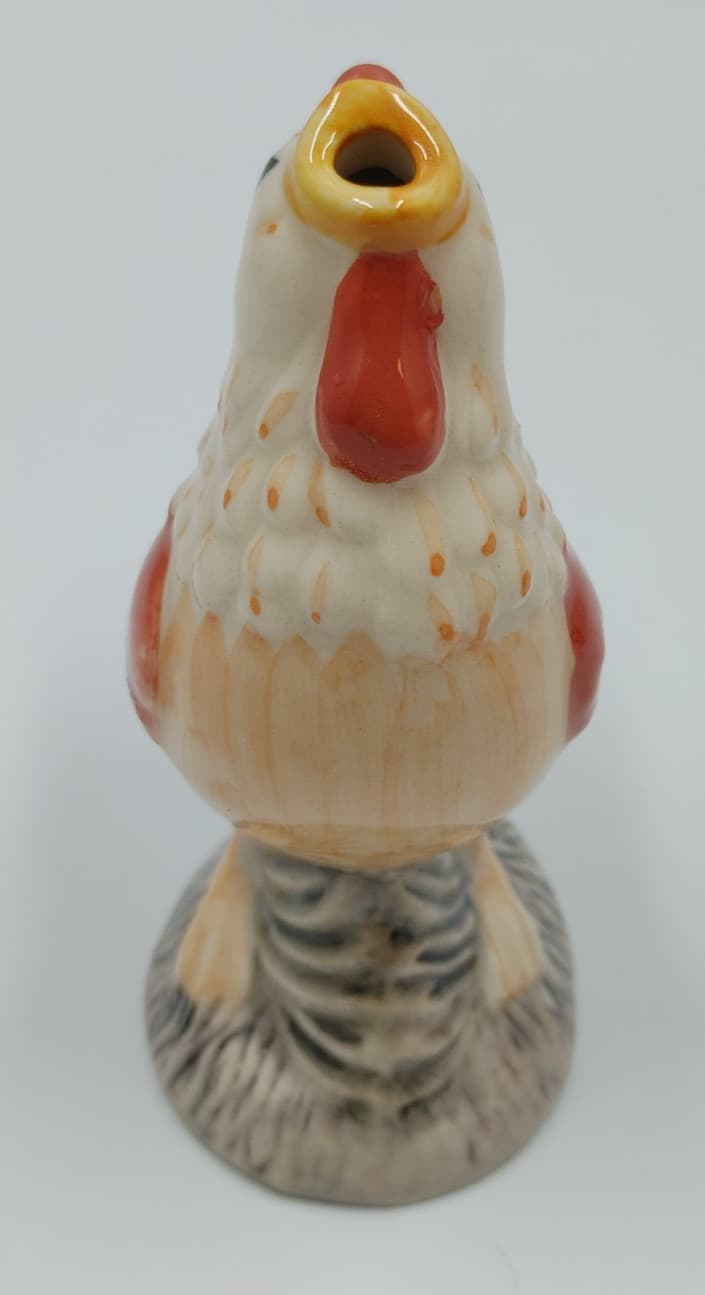 Vintage Pie Bird Rooster With Apple Pie Recipe Card & Box 1999 By Roman Inc. 6