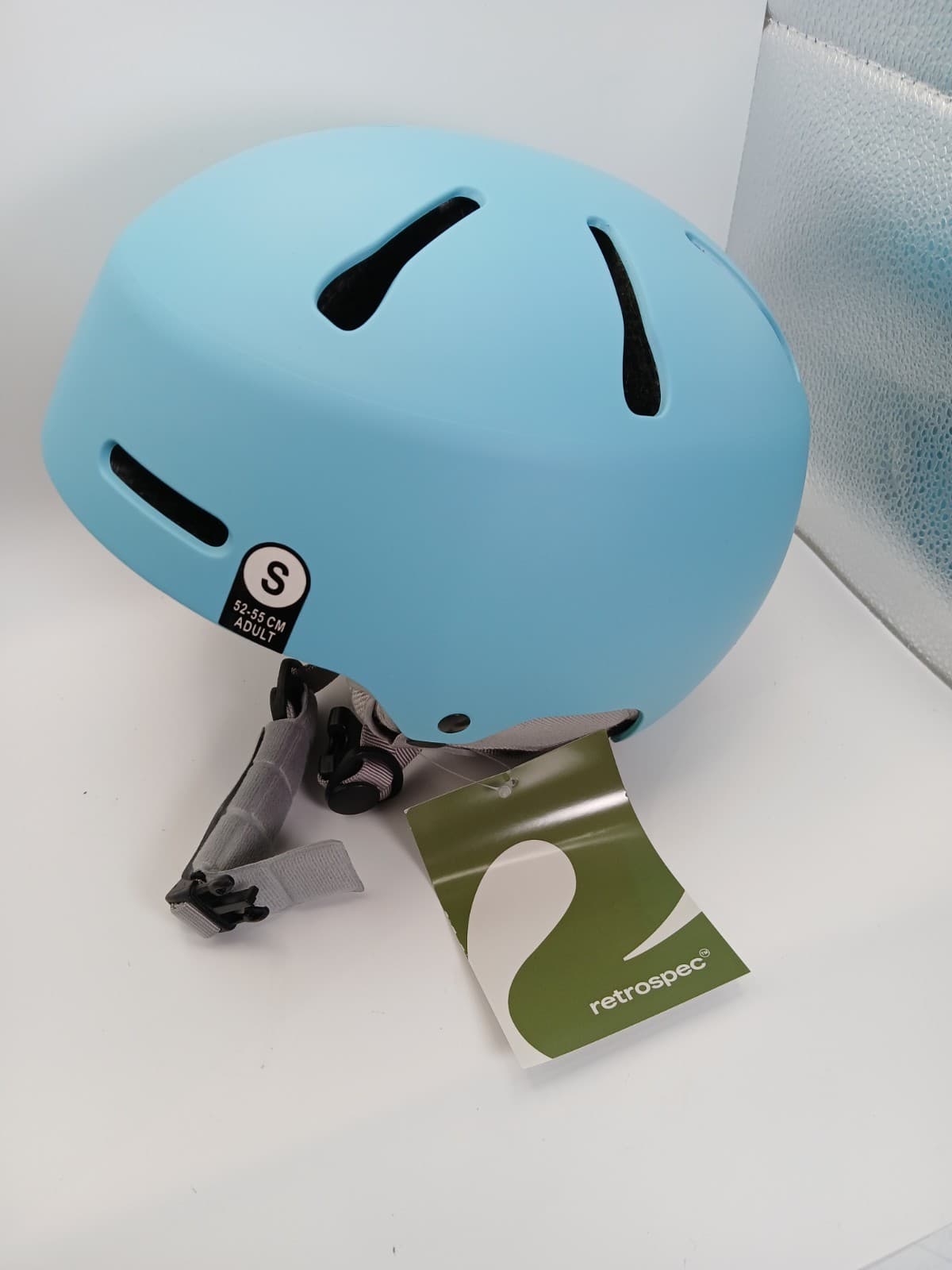 Retrospec  Ski Helmet - Small-Teal. No Glasses.