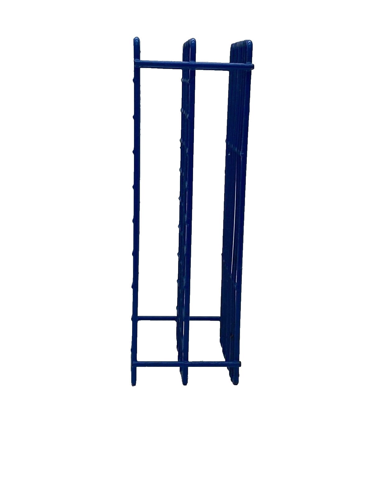 40-Place SP SCIENCEWARE Blue Epoxy-Coated Steel Wire Test Tube Rack 23mm 3