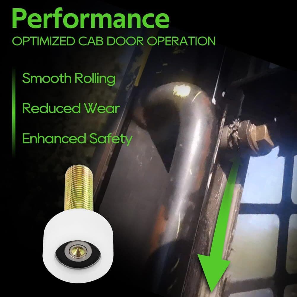 Skid Steer Cab Door Roller AT319018 For John Deere CT315 CT322 240 /50/60/70 317 5