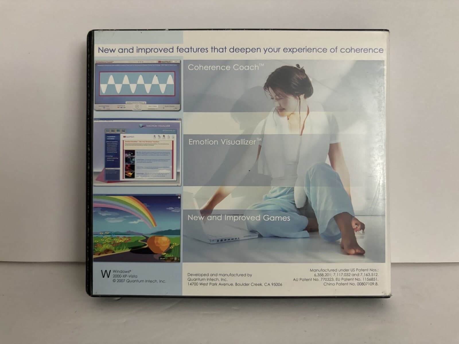 HeartMath emWave PC 1.0 Windows 2000 XP Vista Desktop Software Only 3