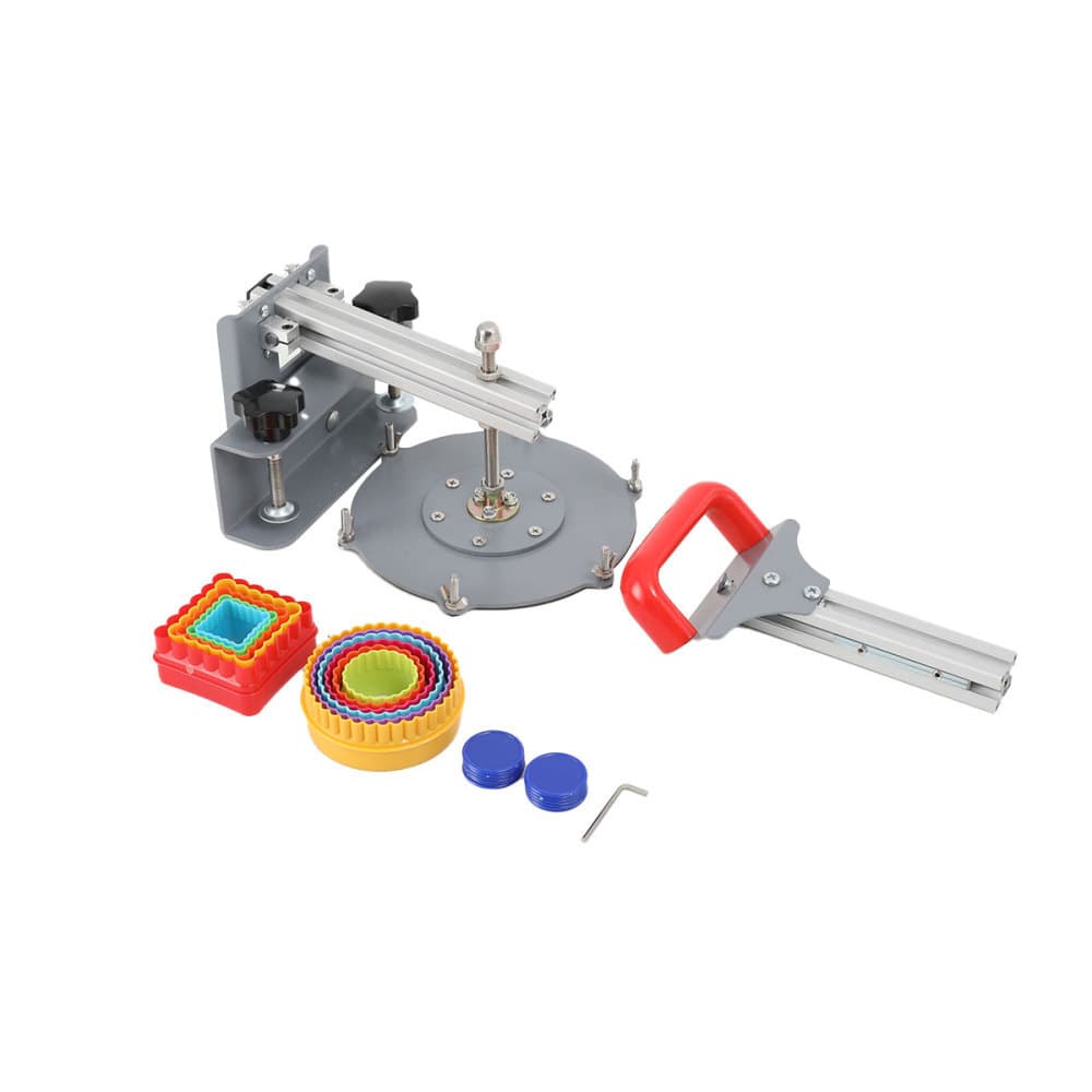 Manual Pizza Dough Pastry Press Machine Stainless Steel Pizza Press Maker 6