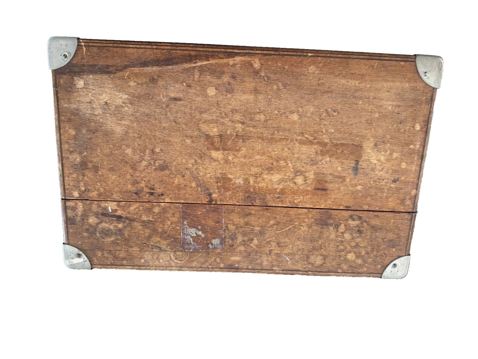 Large wood Vintage German Jewelry Goldsmith Suitcase Chest 2