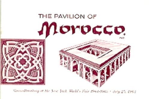 1964 New York World's Fair "The Pavilion of Morocco " Groundbreaking Booklet