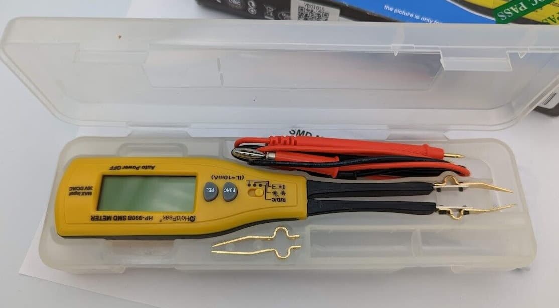 HP-990B Auto Range SMD (Surface Mounted Device) Meter Resistor Capacitor Tester 2