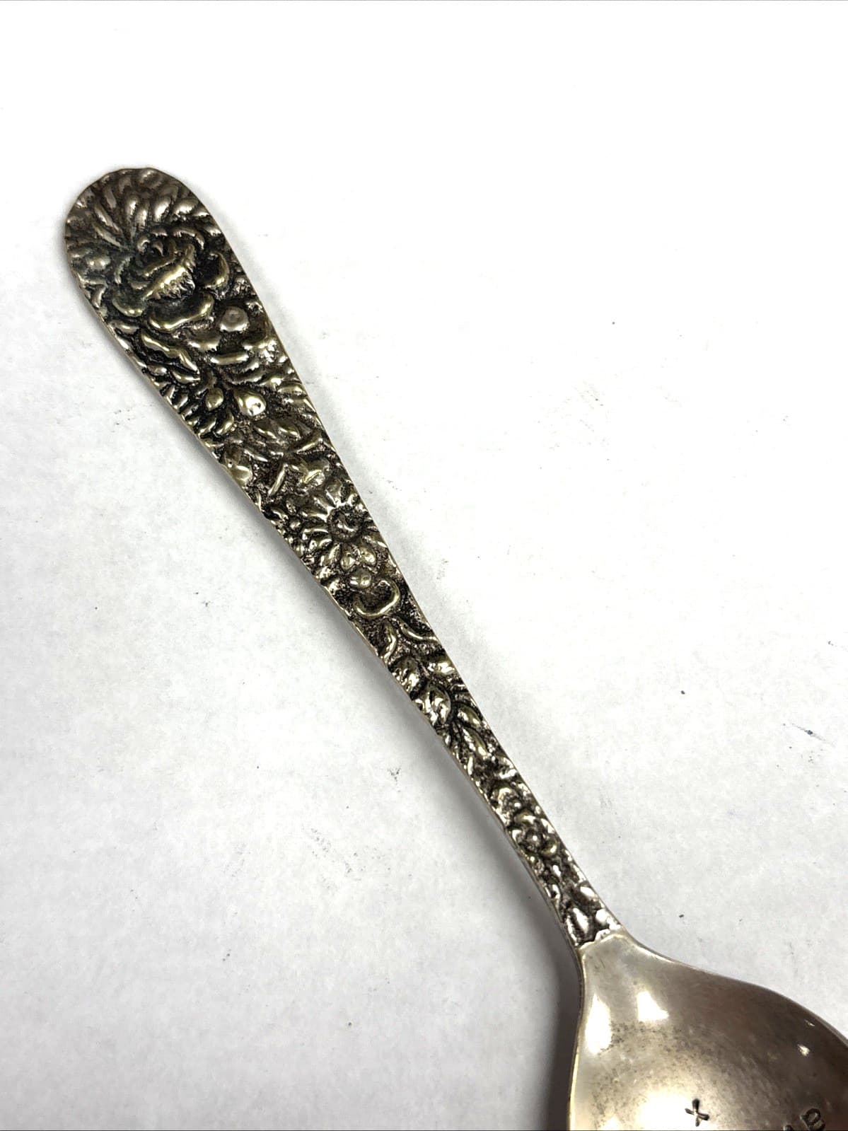 Vintage Welsh Souvenir Spoon Ornate FFRIND ARBENNIG “Special Friend” 5 1/2” 2