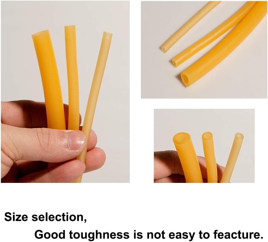 Feelers Natural Latex Rubber Tubing Tube 1/2" (12mm) ID x 12mm*17mm,  5