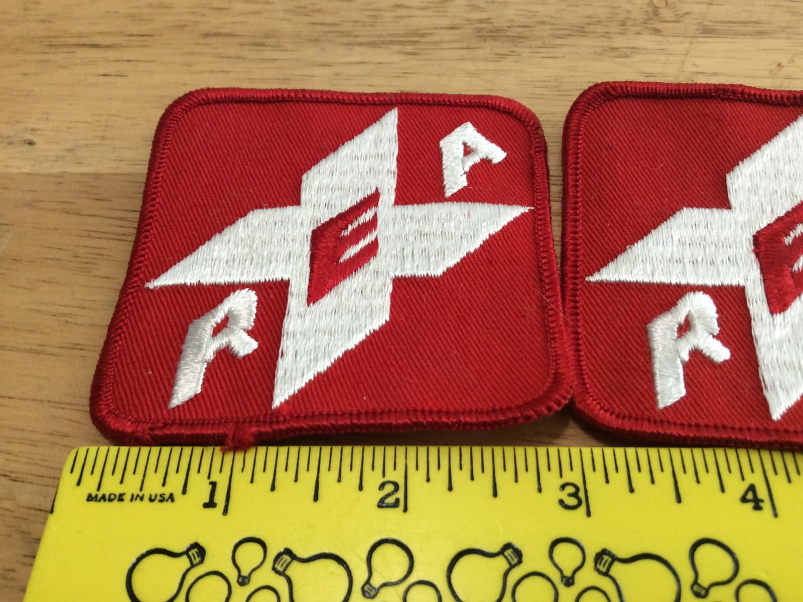 2 New Patches - REA Railway Express Agency   NEW 3