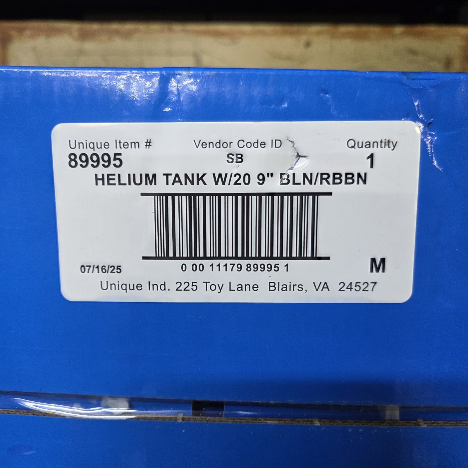 Helium Balloon Tank Kit, 4.98 Cu ft- 20 Mini Balloons Included  + Ribbon - NEW! 4