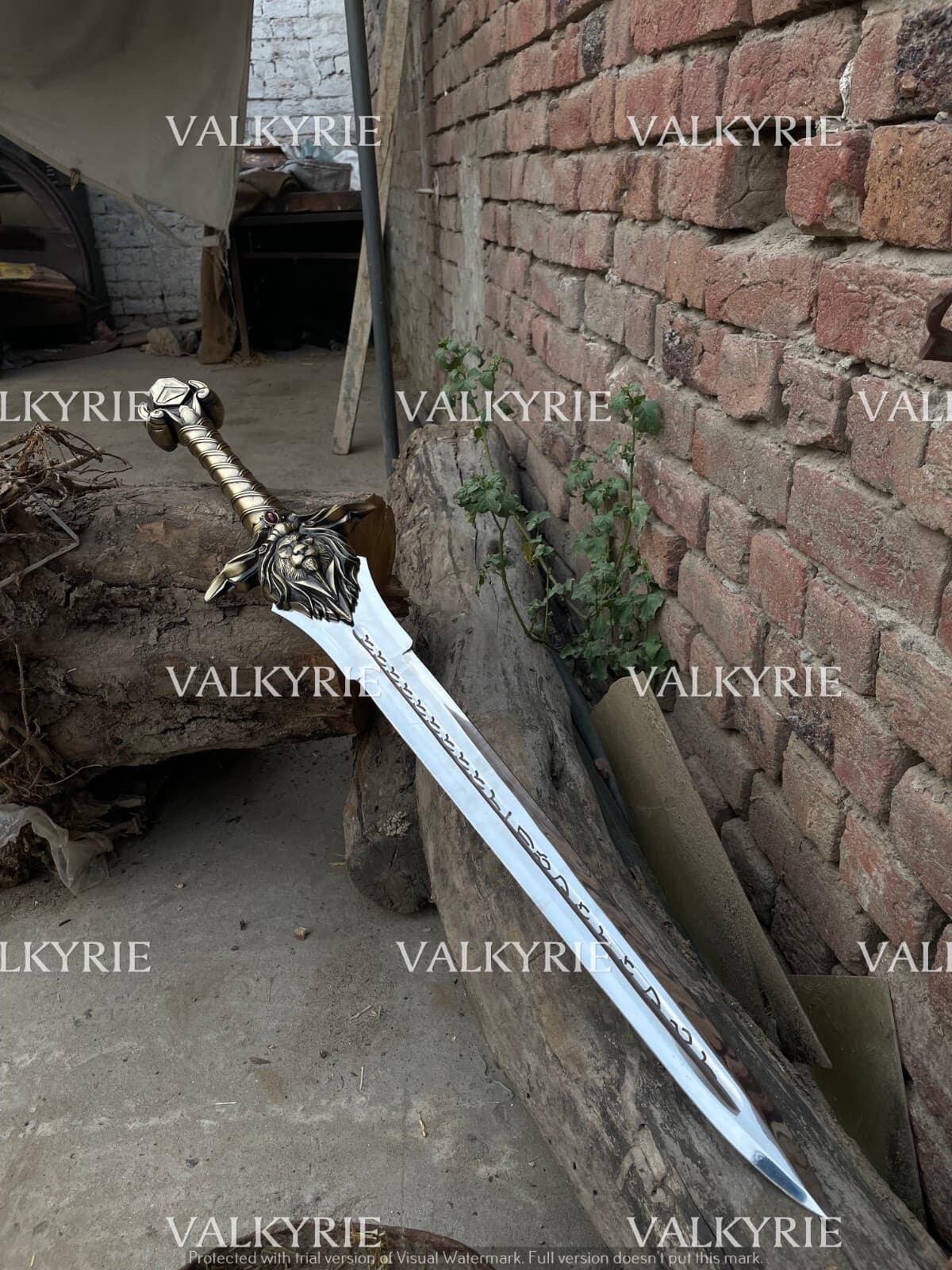 40'' world of Warcraft Royal Guard WOW sword Alliance Lion Head Stormwind sword 3