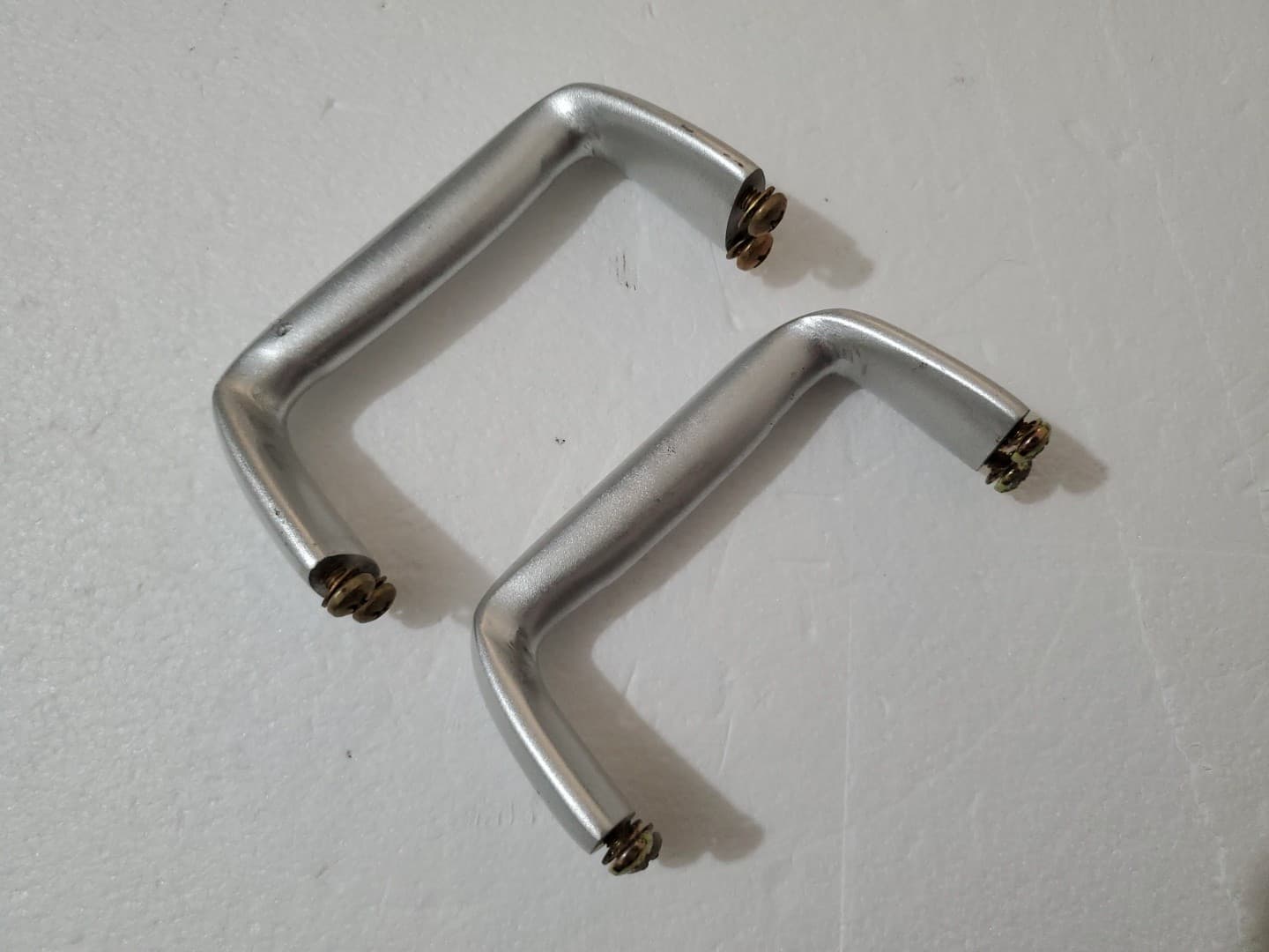 3U Aluminum Rack Mount Handles w/ Screws - Equipment Amplifier Silver Heavy Duty 5