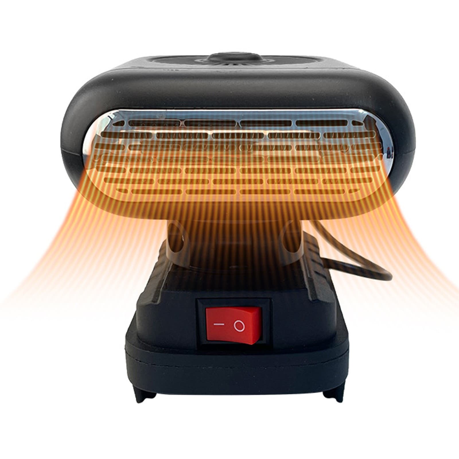 Battery Powered Heater 90 Degree Flip 2 Temperatures 2xUSB Portable Space Heater