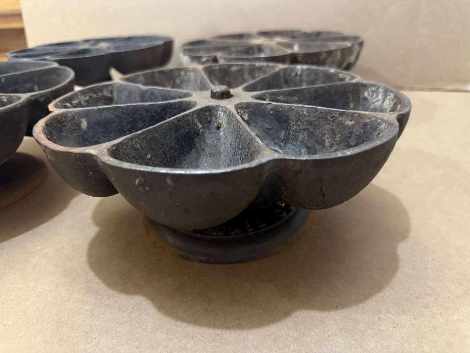 Vintage Star Nail Cup Rotating Caddy Shoe Cobbler Hardware Store Bin 6