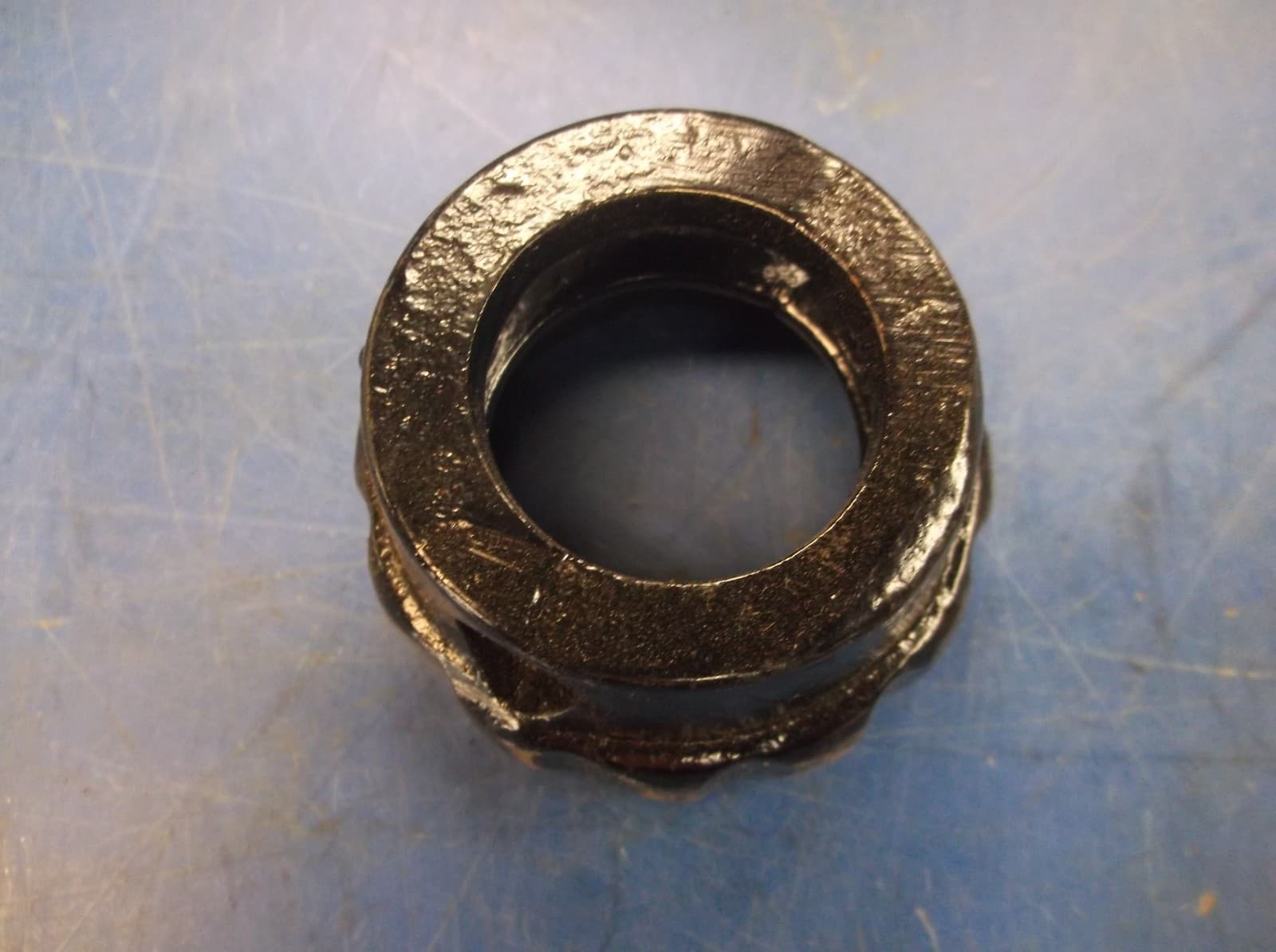 ENTERPRISE ORIGINAL OLD STYLE METAL CAST IRON NUT SAUSAGE STUFFER  LARD PRESS 2