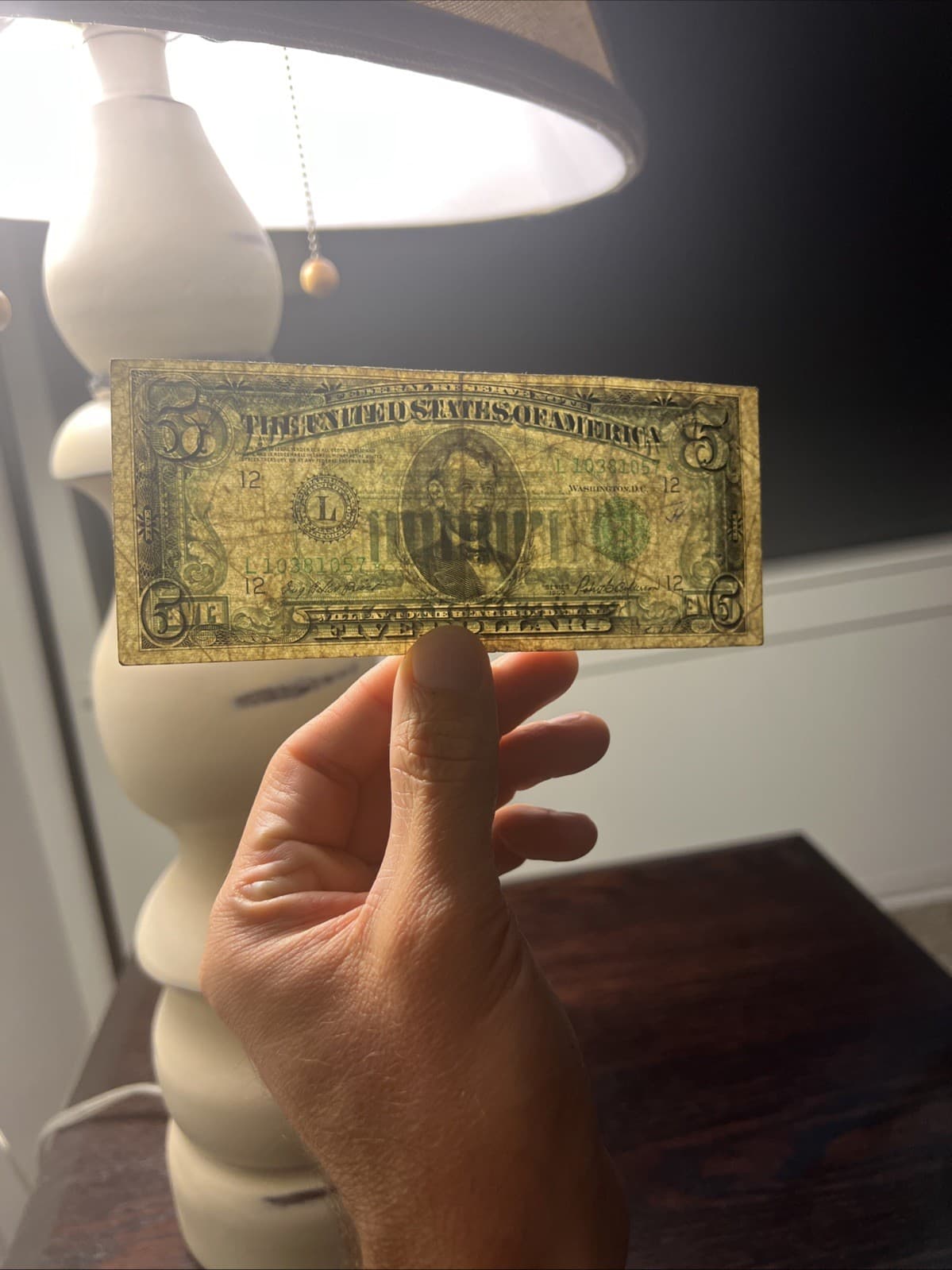 $5 1950b San Francisco Star Federal Reserve Note 4